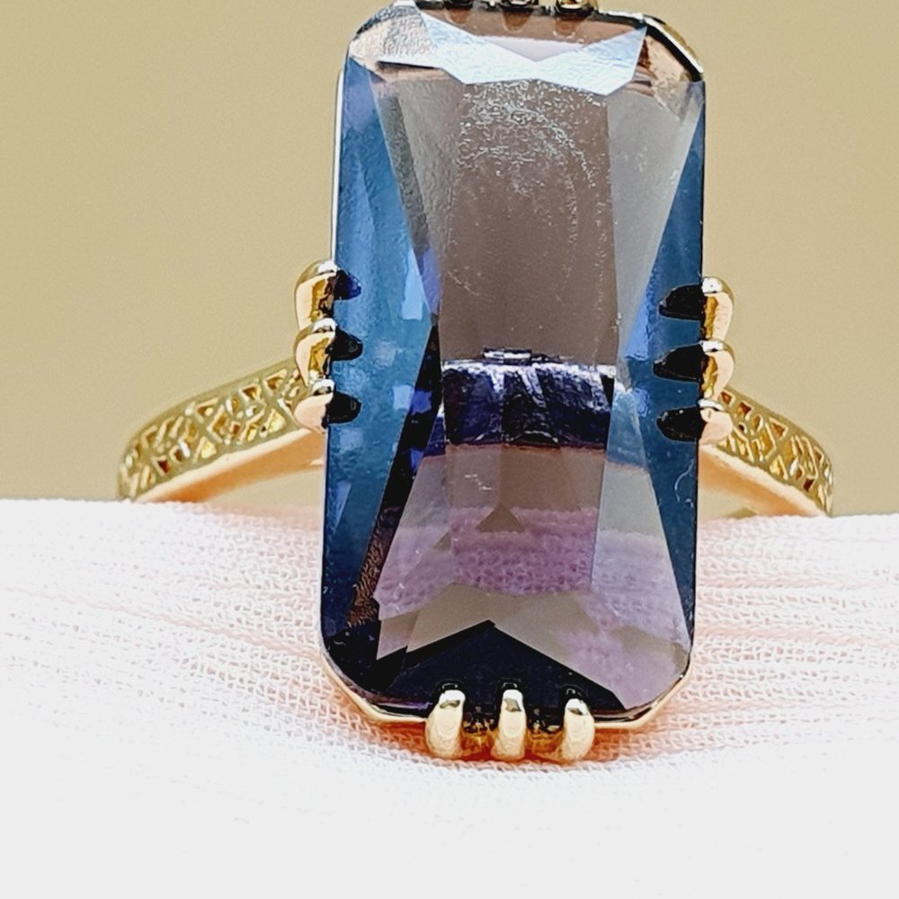 💎Refine Carved Thin Super  Zircon Gold Fashion Rings for Women, INDN8462 - Picture 4 of 6